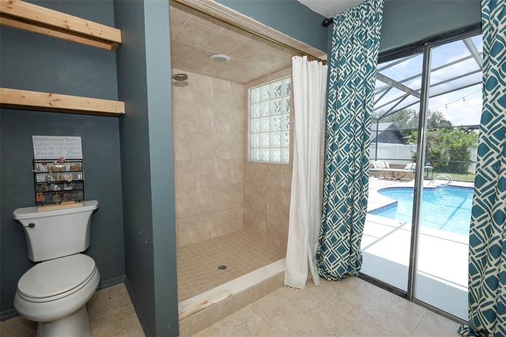Bathroom, Glass Shower, Interior