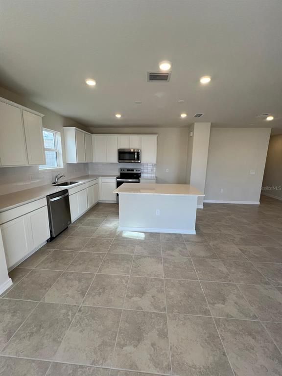 Interior, Kitchen, Recessed Lighting, Stainless Steel Appliances