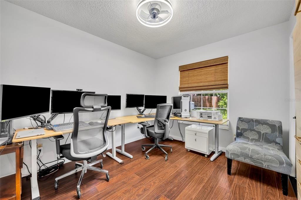 Home Office, Interior, Wood Texture Flooring
