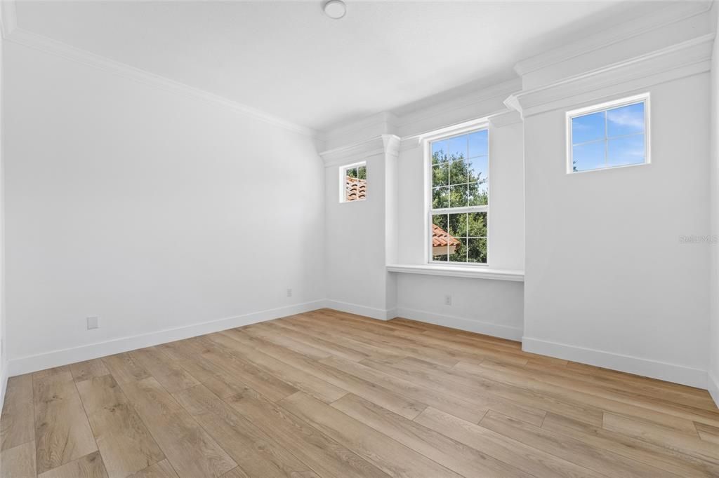 Empty room, Interior, Wood Texture Flooring