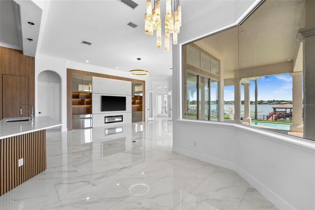 Interior, Marble, Pendant Lights, Recessed Lighting, Water