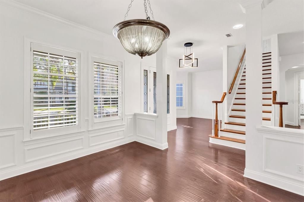Interior, Pendant Lights, Recessed Lighting, Wood Texture Flooring