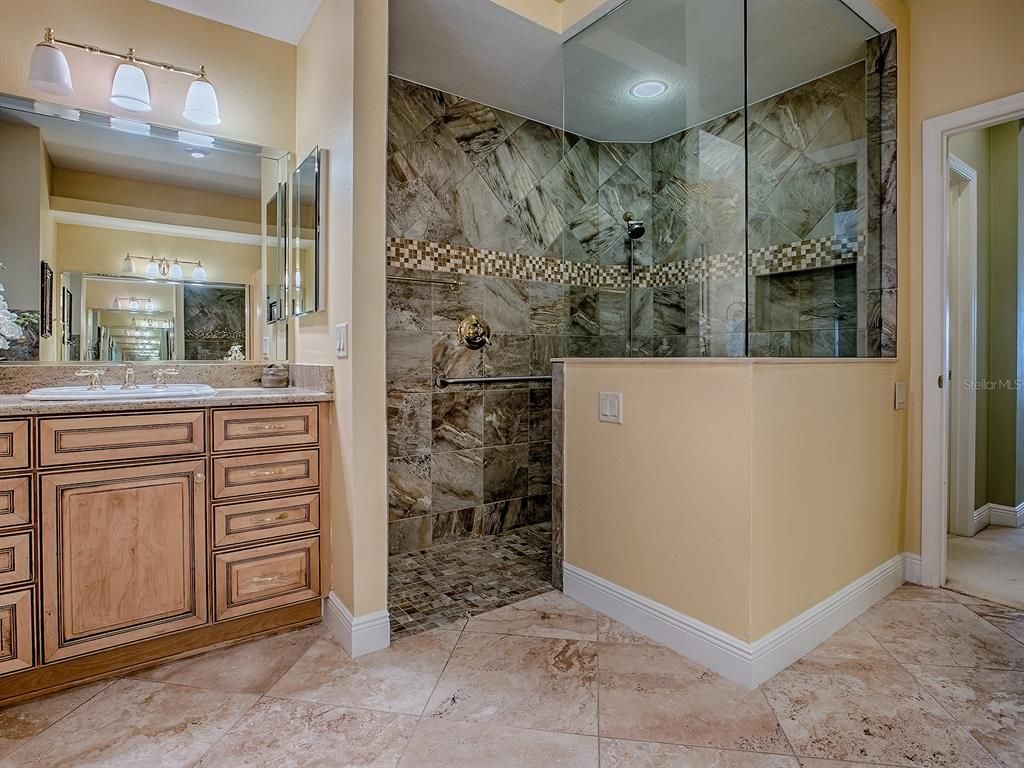 Bathroom, Interior, Marble Walls