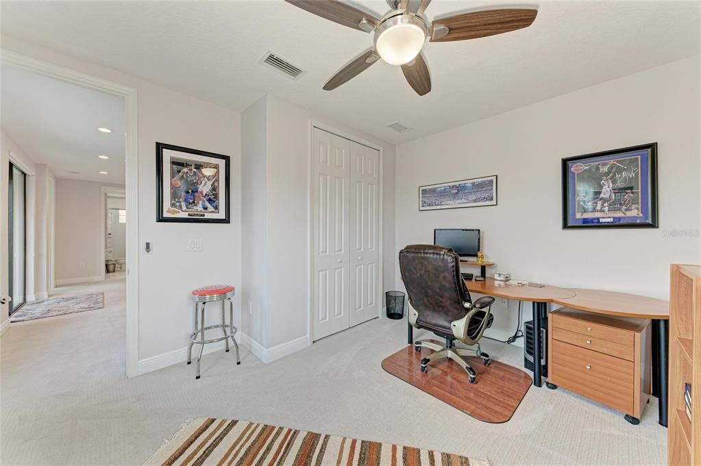 Home Office, Interior, Recessed Lighting