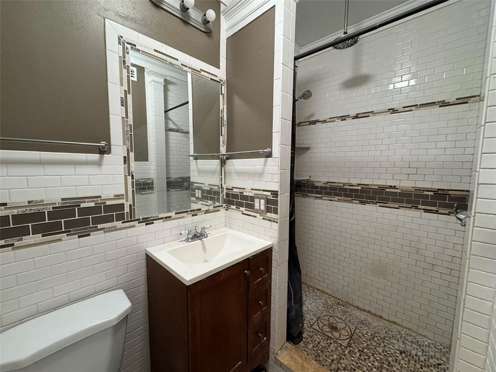 Bathroom, Glass Shower, Interior