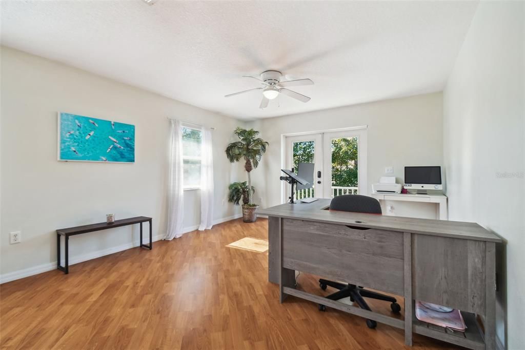 Home Office, Interior, Wood Texture Flooring