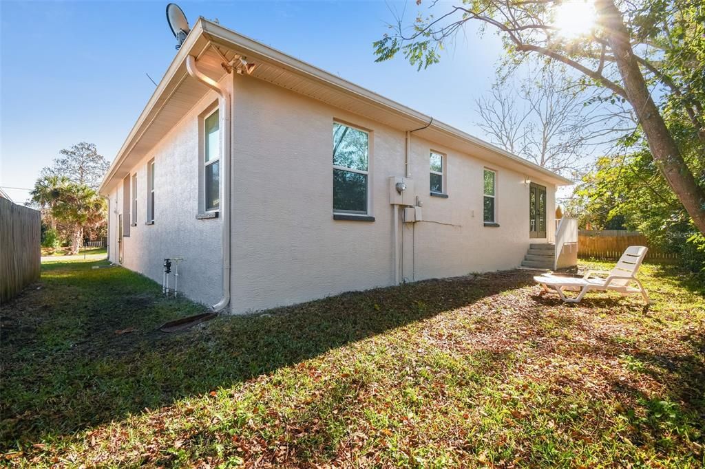 Backyard, Exterior