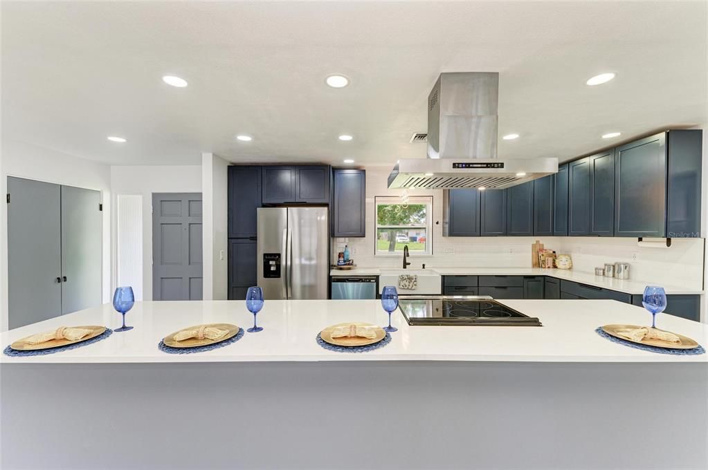 Interior, Kitchen, Recessed Lighting, Stainless Steel Appliances
