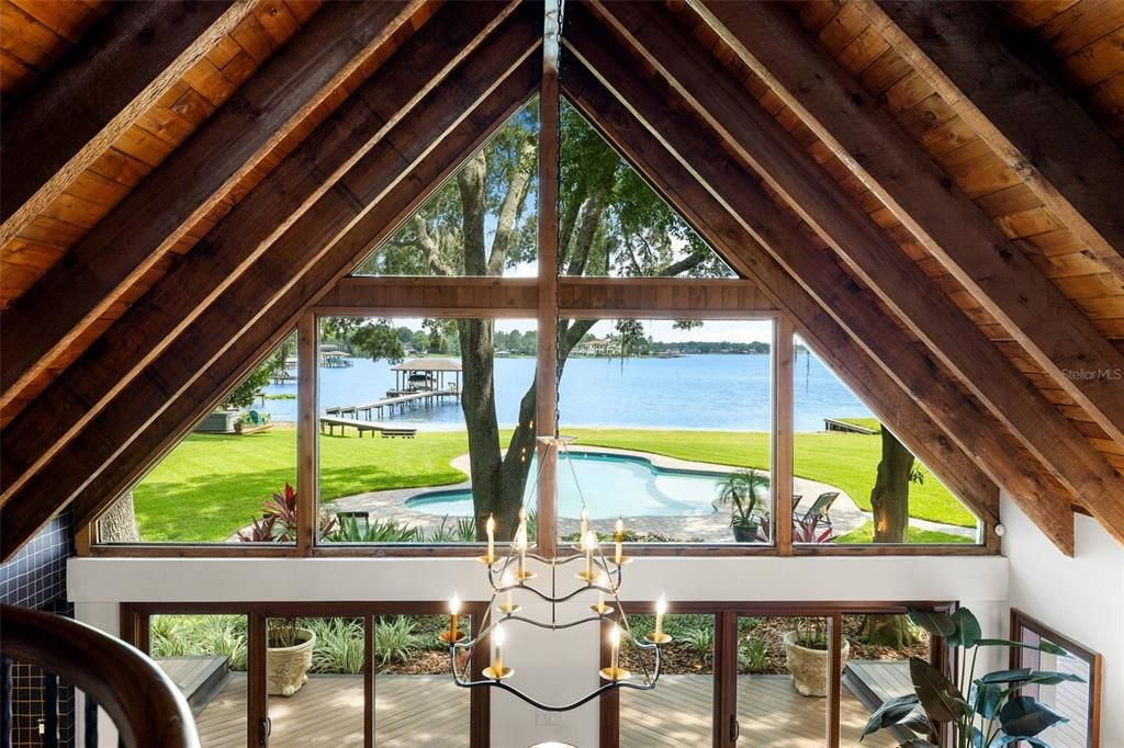 Interior, Water, Wooden Beams, Wooden Ceilings