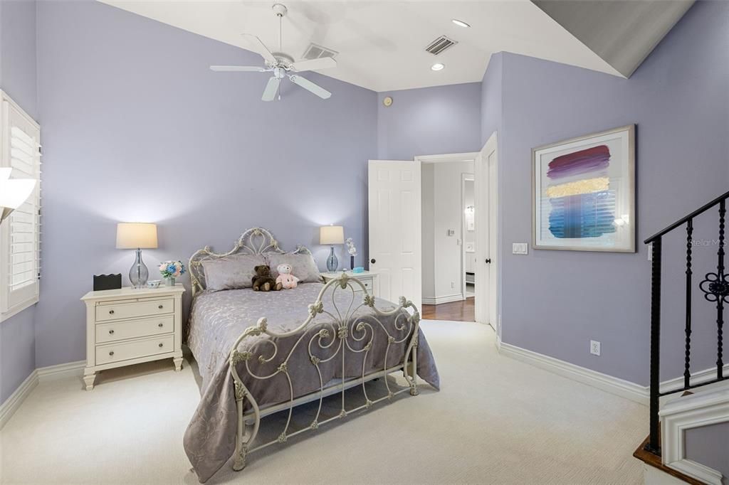 Bedroom, Interior, Recessed Lighting