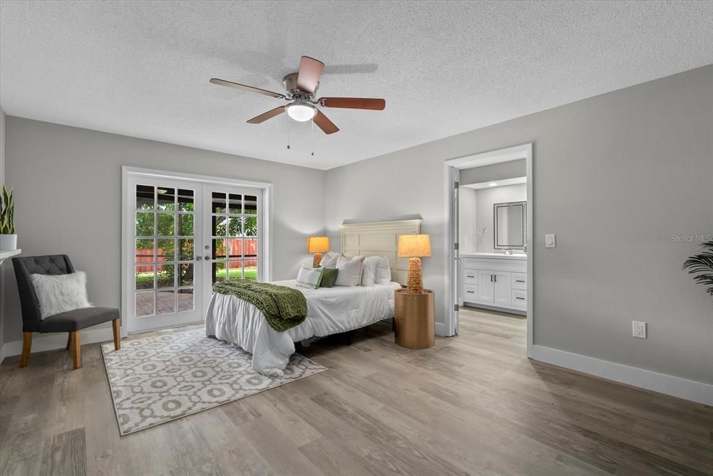 Bedroom, Interior, Wood Texture Flooring