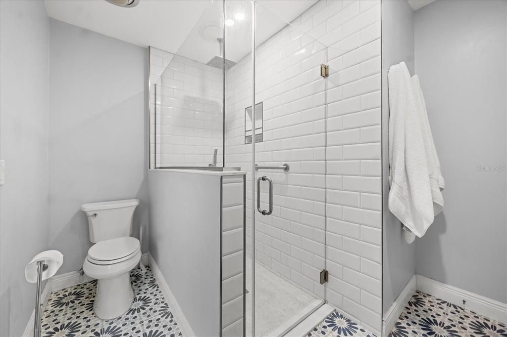 Bathroom, Glass Shower, Interior