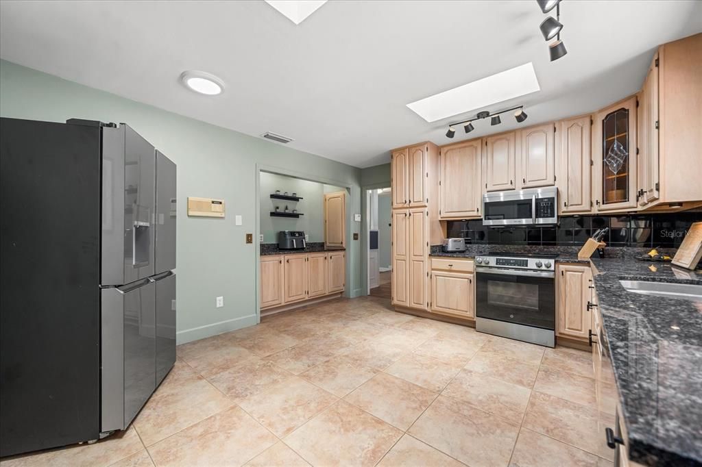 Interior, Kitchen, Recessed Lighting, Stainless Steel Appliances