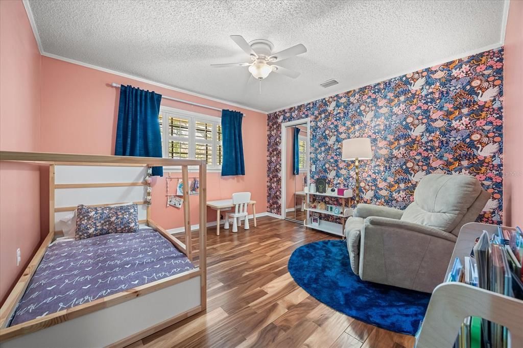 Bedroom, Interior, Wood Texture Flooring