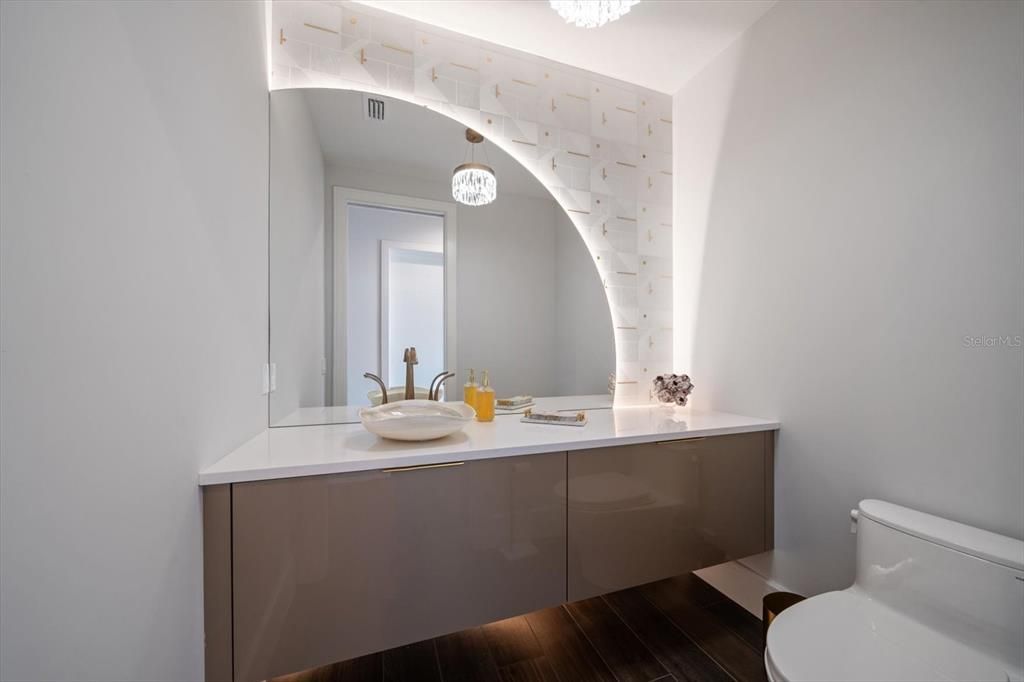 Bathroom, Interior, Wood Texture Flooring