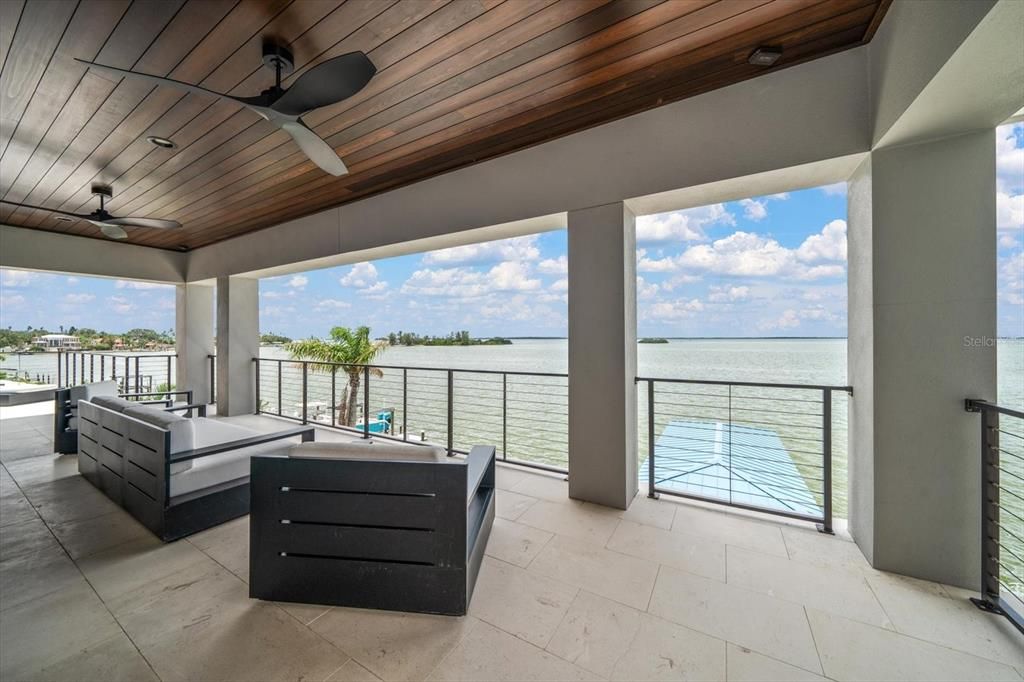 Exterior, Recessed Lighting, Water, Wooden Ceilings