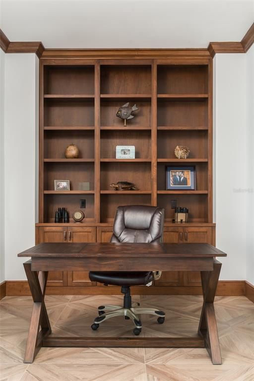Home Office, Interior, Wood Texture Flooring
