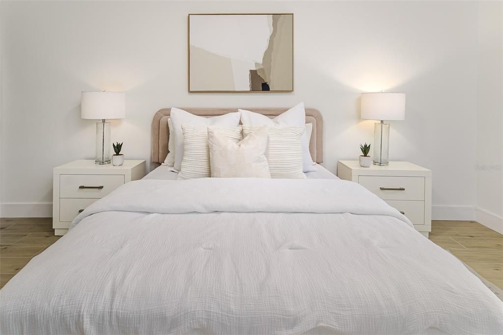 Bedroom, Interior, Wood Texture Flooring
