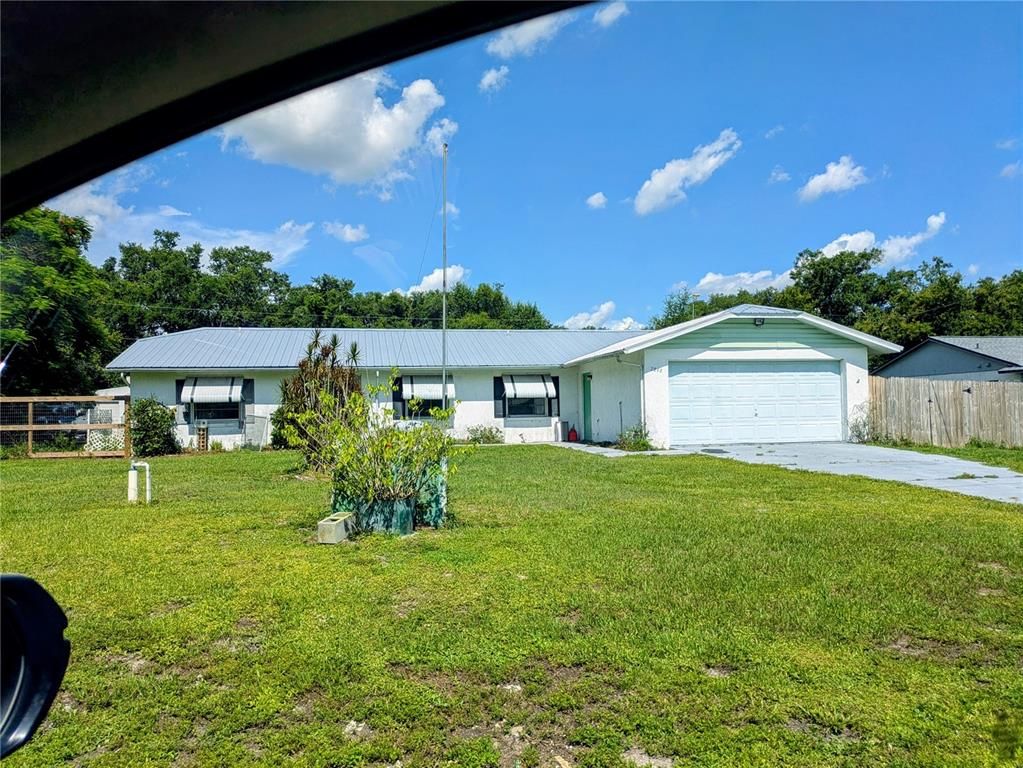 Backyard, Detached Garage, Exterior