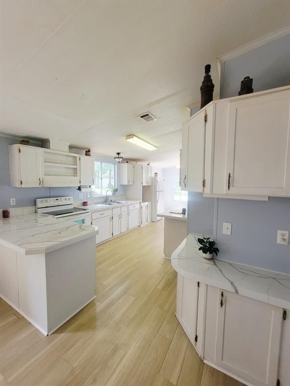Interior, Kitchen, Wood Texture Flooring