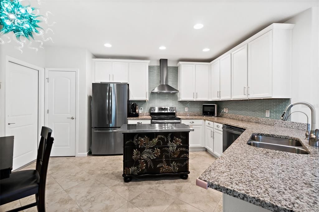 Interior, Kitchen, Recessed Lighting, Stainless Steel Appliances