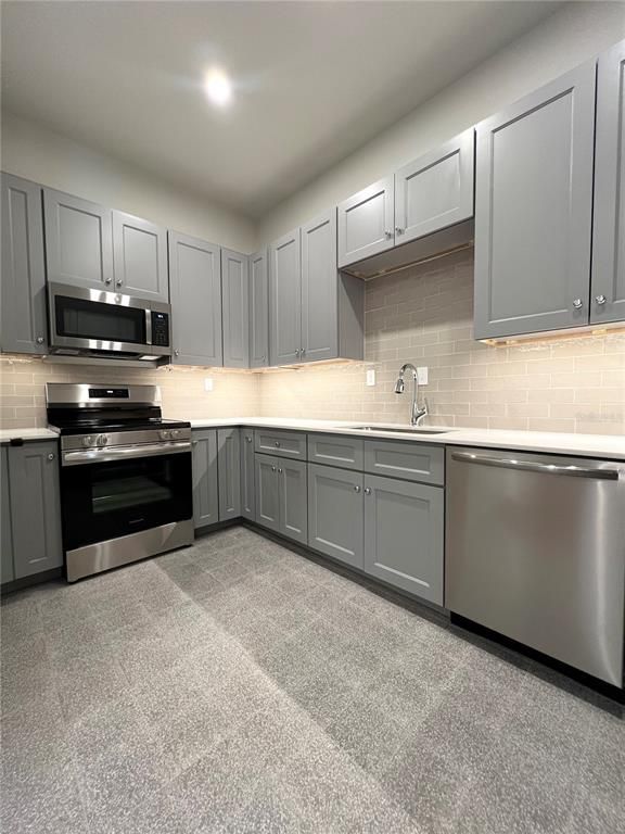 Interior, Kitchen, Recessed Lighting, Stainless Steel Appliances