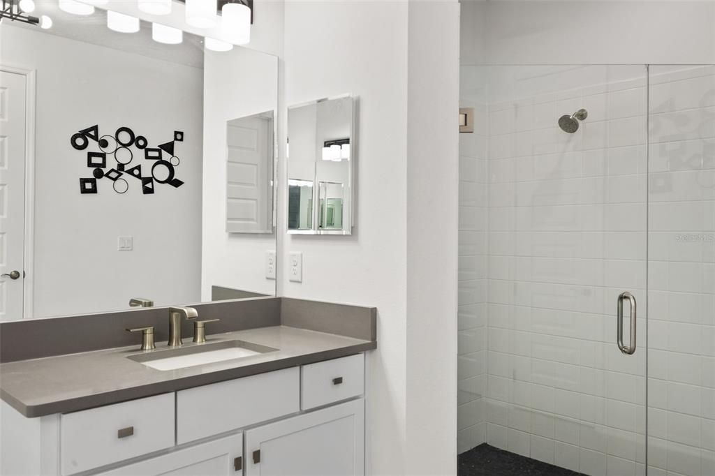 Bathroom, Glass Shower, Interior