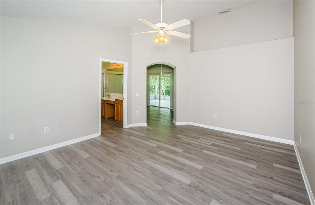 Bathroom, Empty room, Interior, Wood Texture Flooring