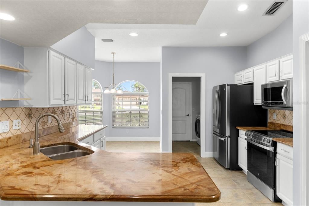Interior, Kitchen, Pendant Lights, Recessed Lighting