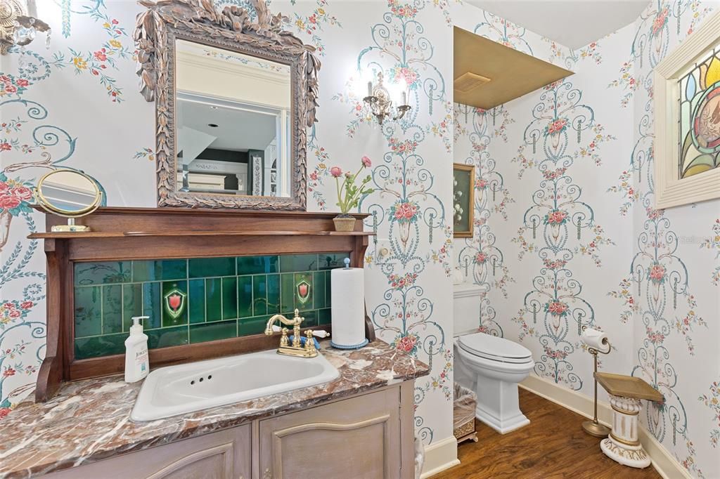 Bathroom, Interior, Wood Texture Flooring