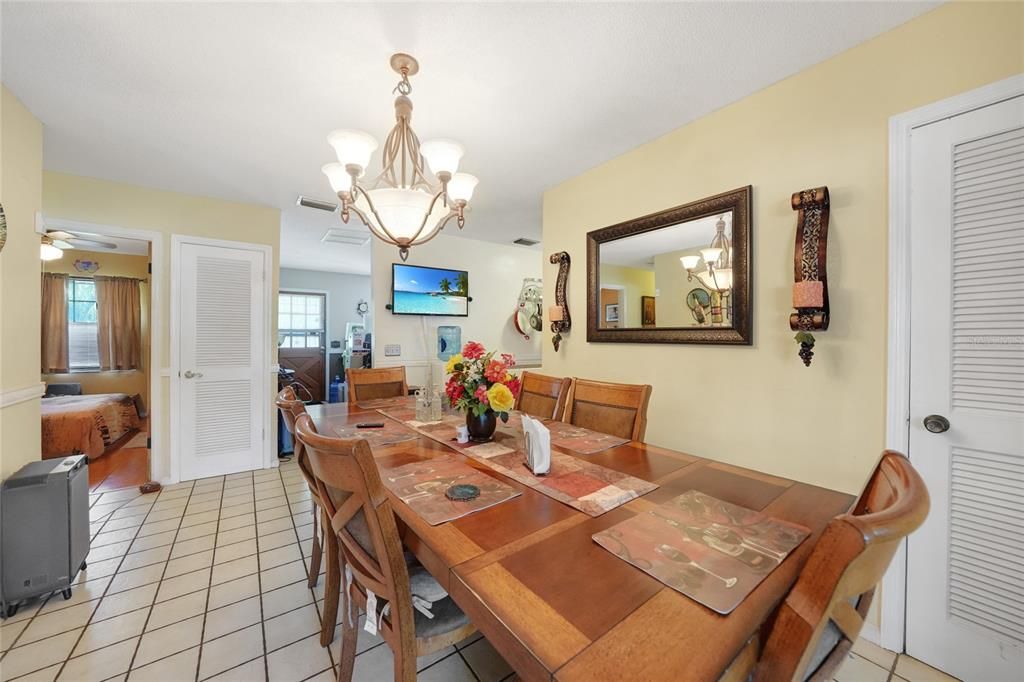 Chandelier, Dining room, Interior