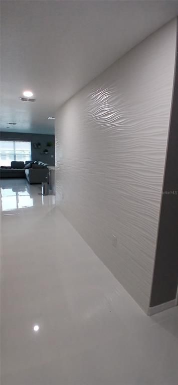 Empty room, Interior, Recessed Lighting