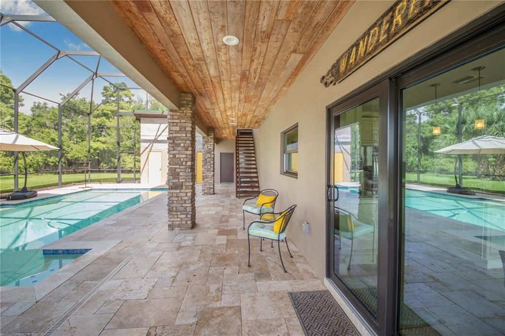 Glass Ceilings, Interior, Pool, Sun Room, Wooden Ceilings