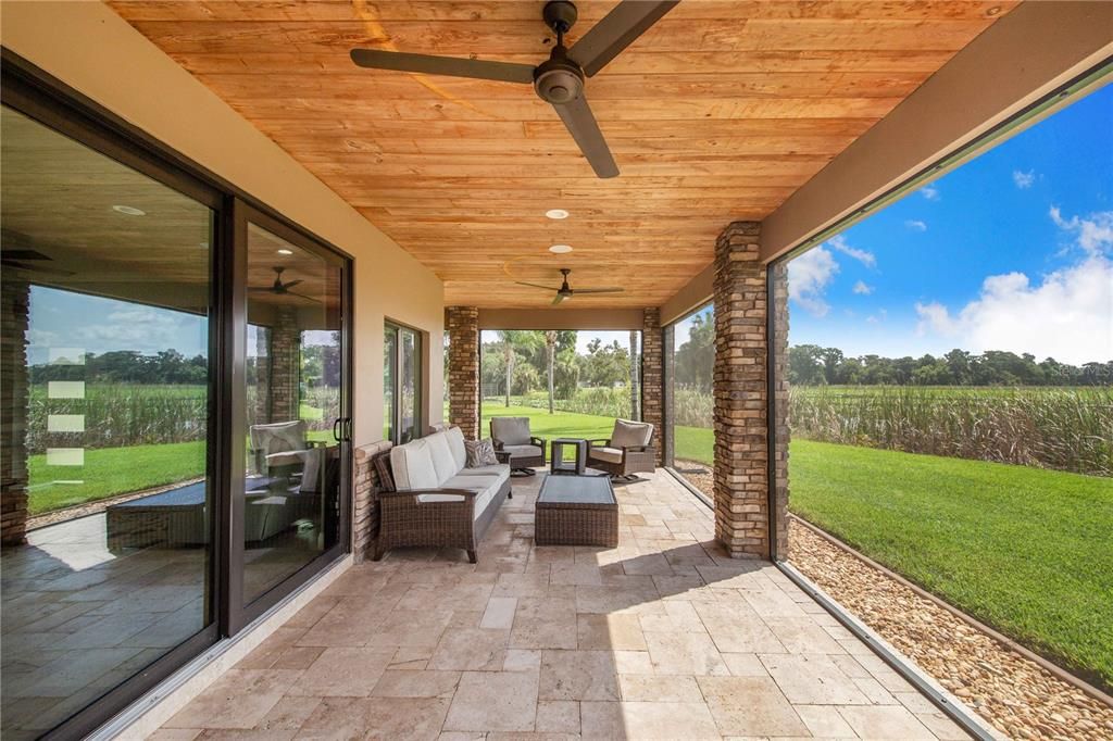 Interior, Sun Room, Wooden Ceilings