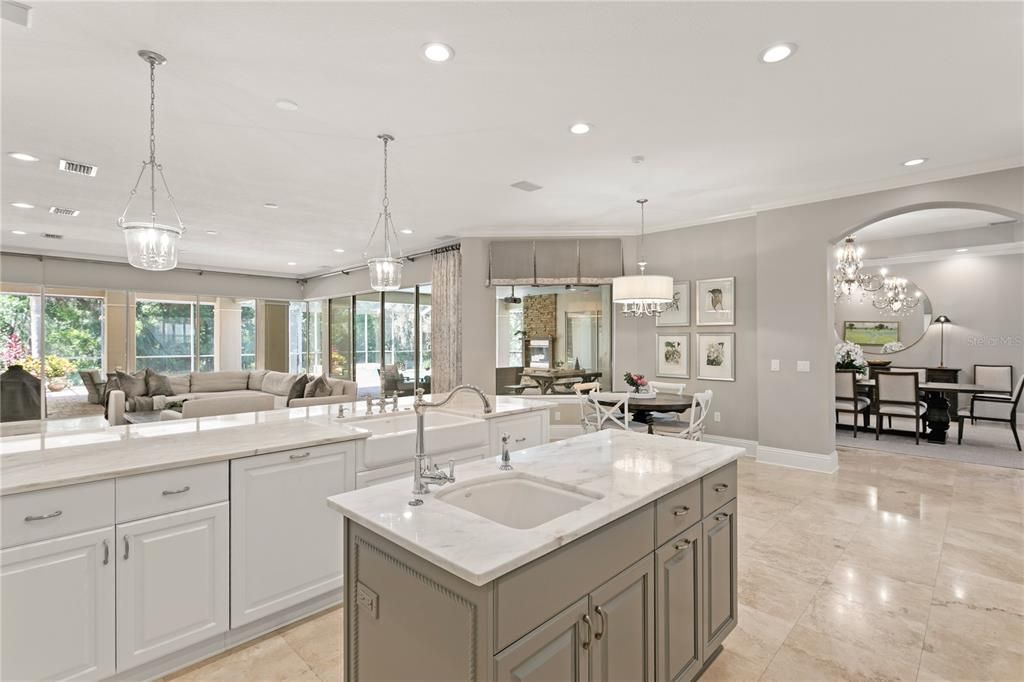 Chandelier, Dining room, Interior, Kitchen, Living room, Pendant Lights, Recessed Lighting
