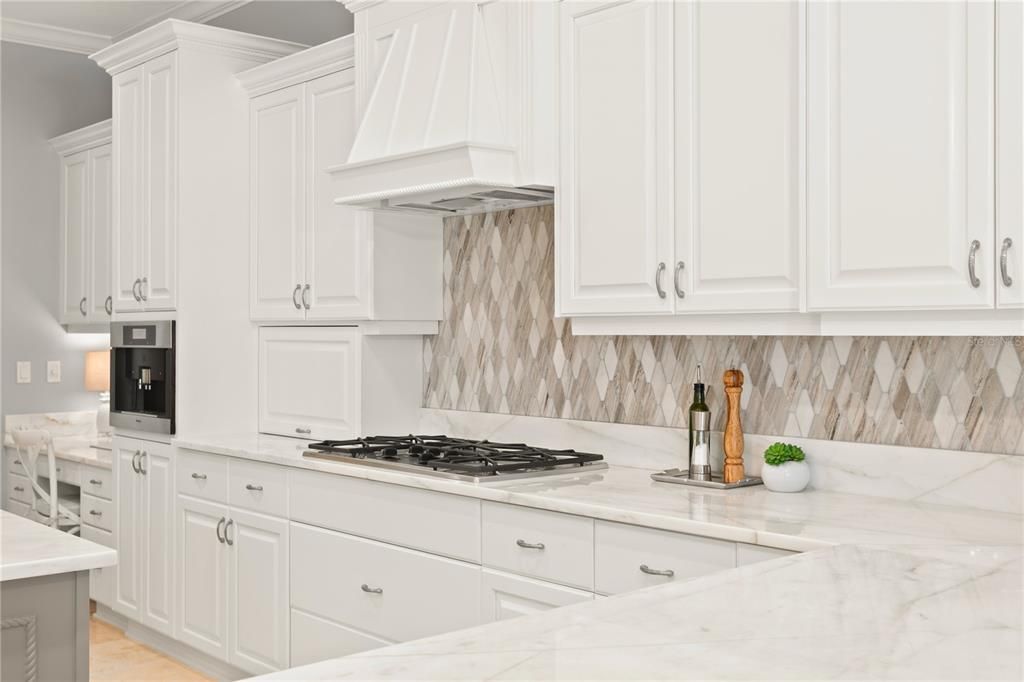 Interior, Kitchen, Marble Walls