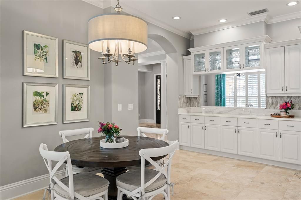 Chandelier, Dining room, Interior, Recessed Lighting