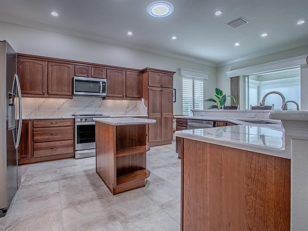Interior, Kitchen, Recessed Lighting, Stainless Steel Appliances
