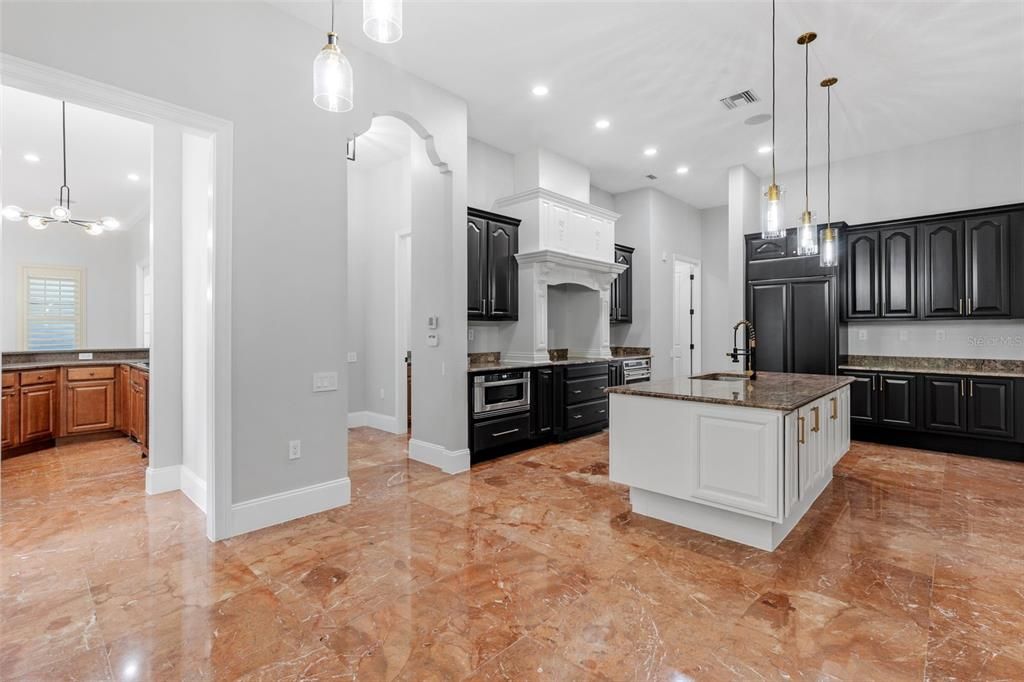 Interior, Kitchen, Pendant Lights, Recessed Lighting