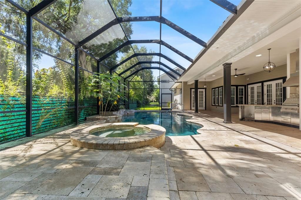 Glass Ceilings, Interior, Pool, Sun Room