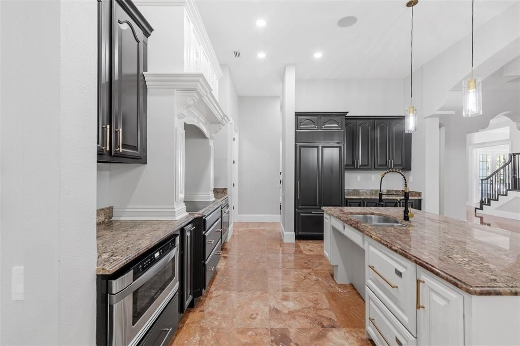 Interior, Kitchen, Pendant Lights, Recessed Lighting