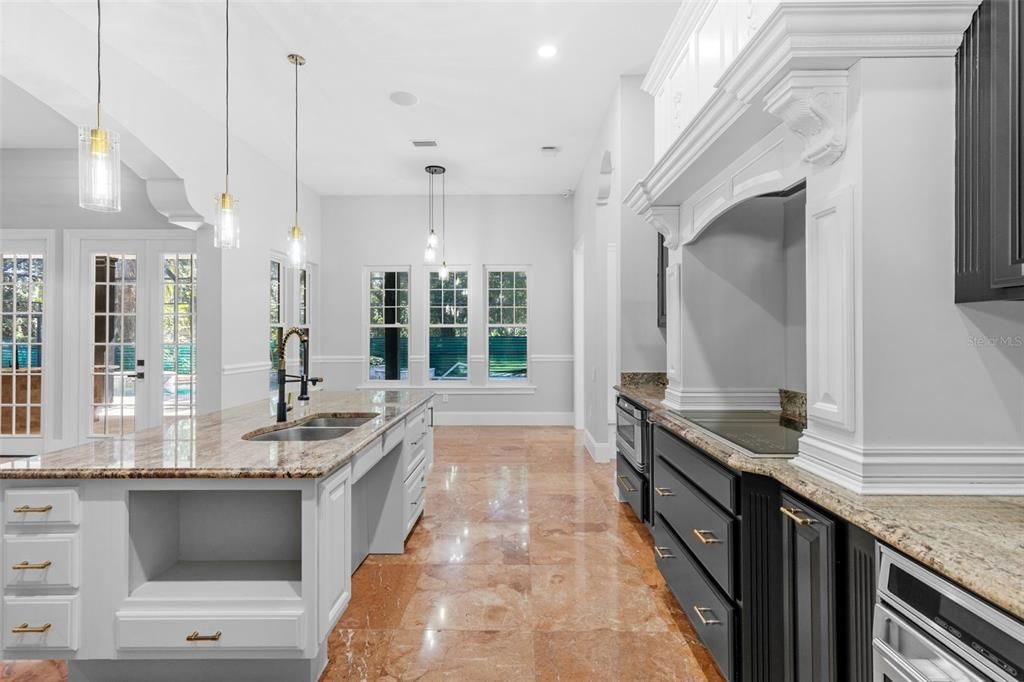 Interior, Kitchen, Pendant Lights, Recessed Lighting