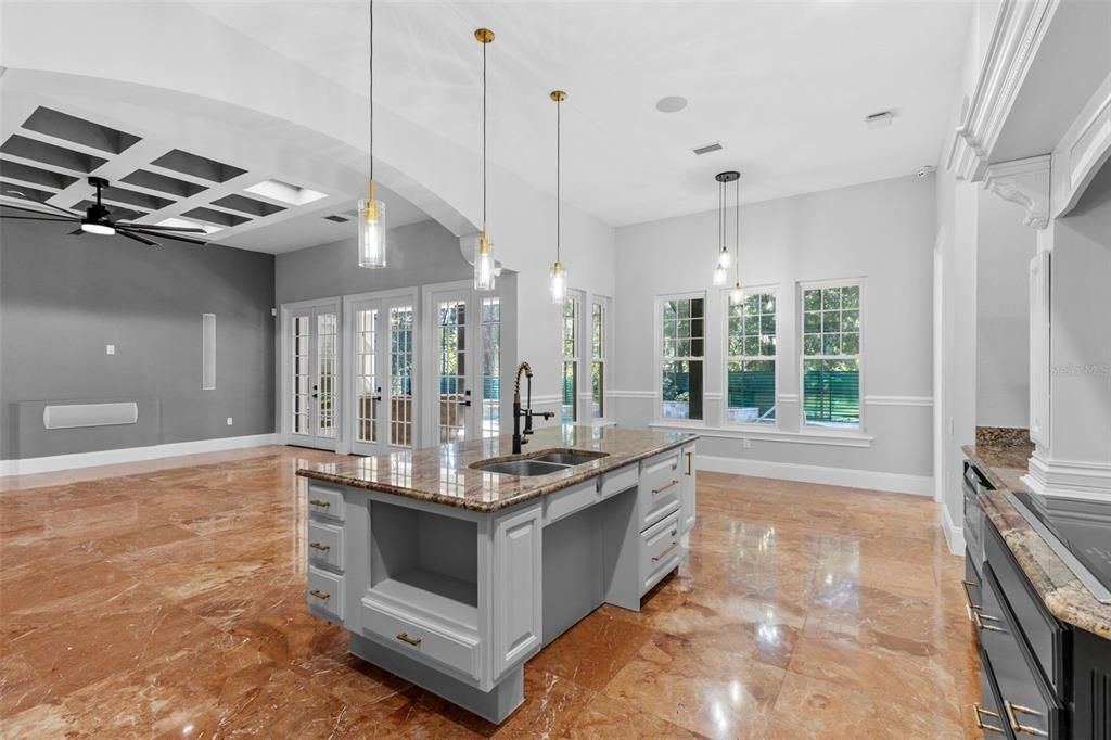 Interior, Kitchen, Pendant Lights