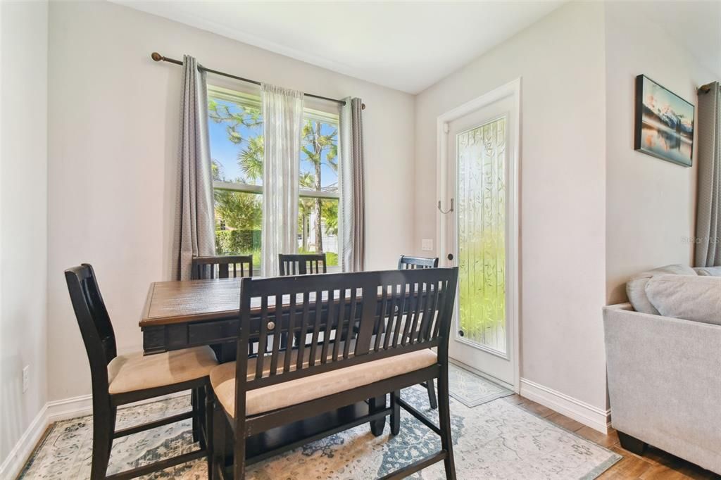 Dining room, Interior, Wood Texture Flooring