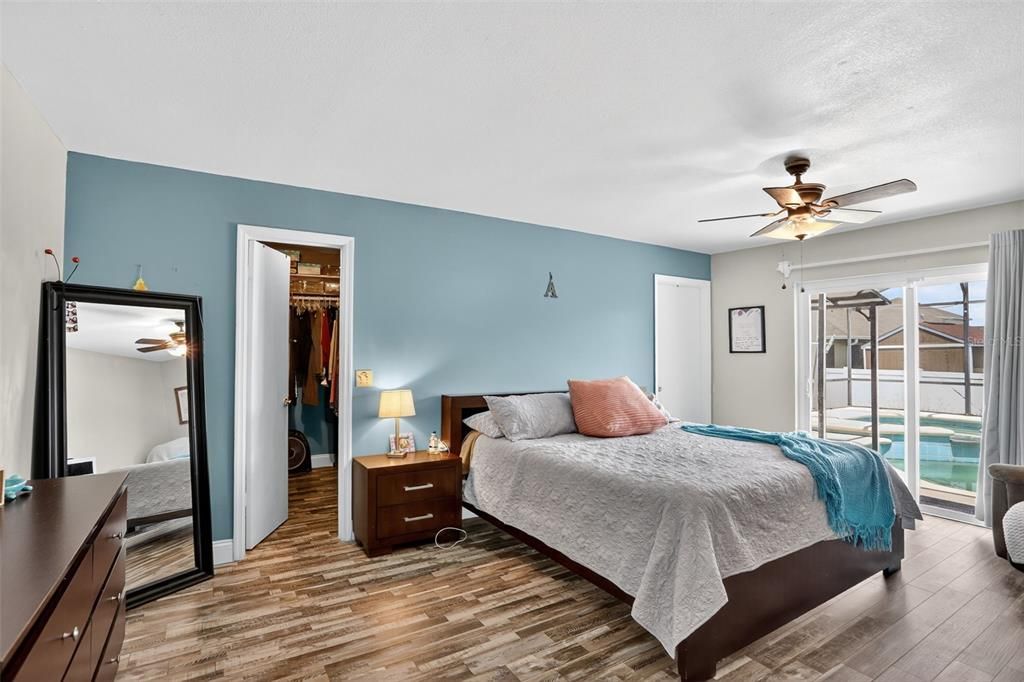 Bedroom, Interior, Wood Texture Flooring