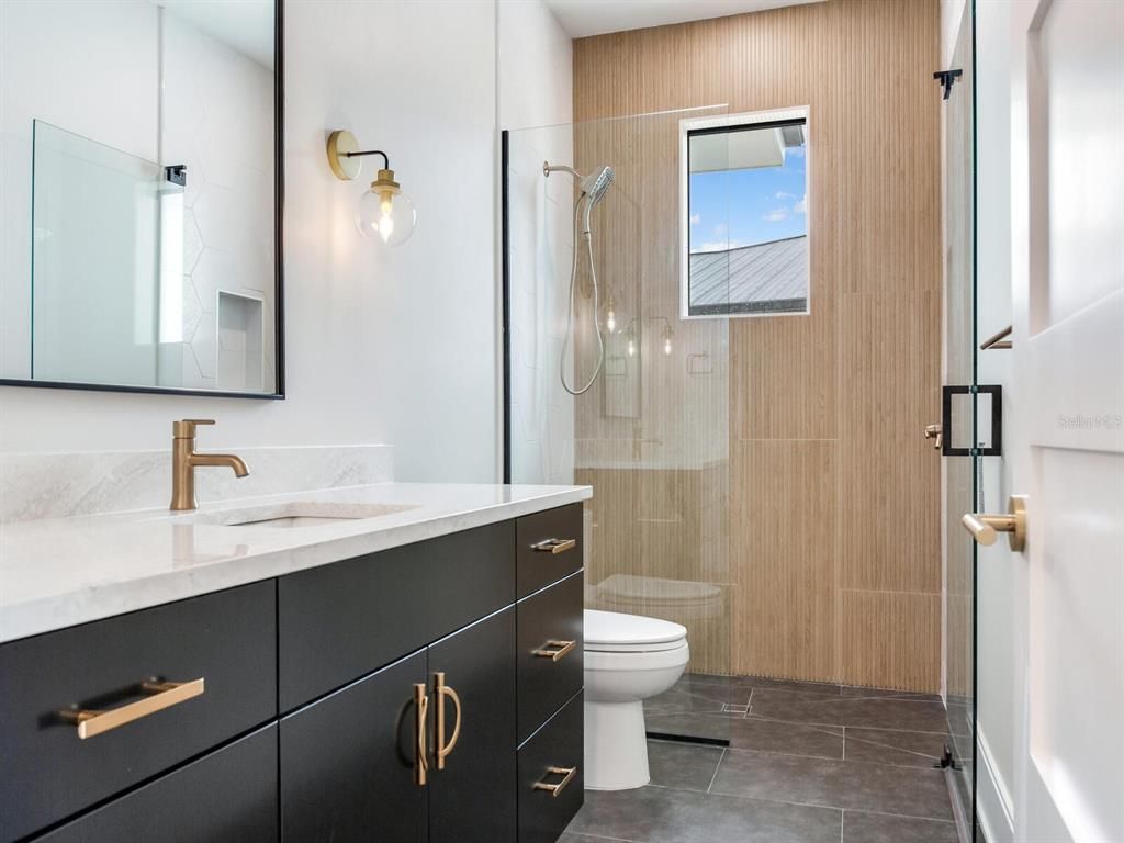Bathroom, Glass Shower, Interior