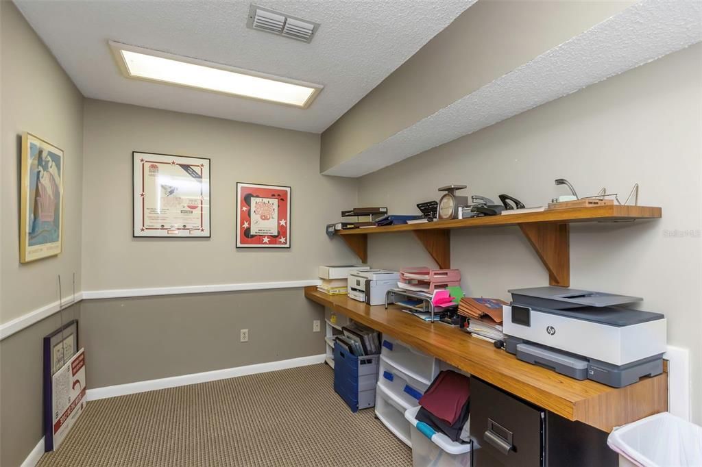 Home Office, Interior, Recessed Lighting