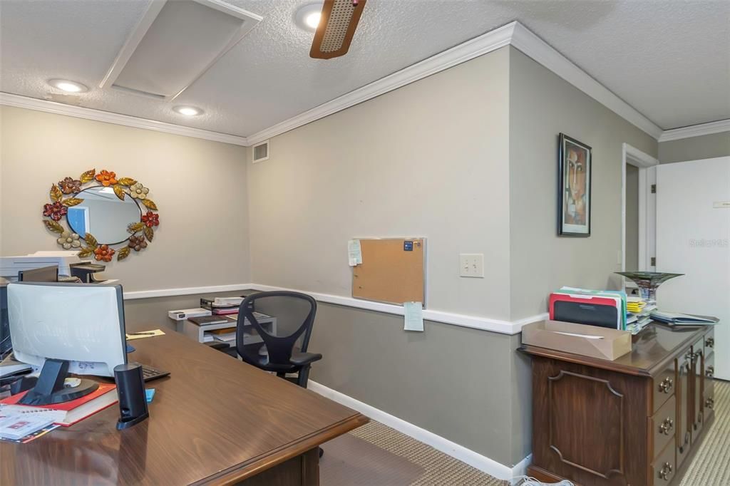 Home Office, Interior, Recessed Lighting