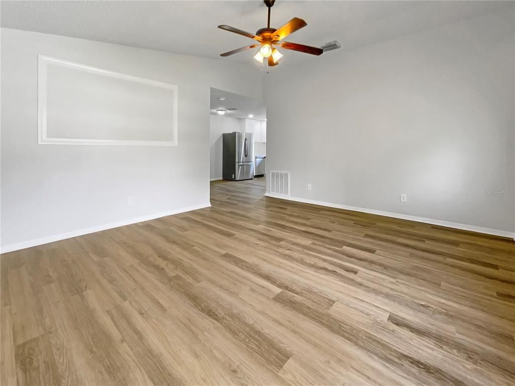 Empty room, Interior, Wood Texture Flooring
