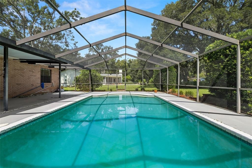 Glass Ceilings, Interior, Pool, Stone Walls, Sun Room